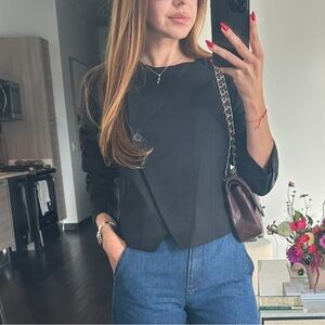 Zara Women's Elegant Black Blazer small